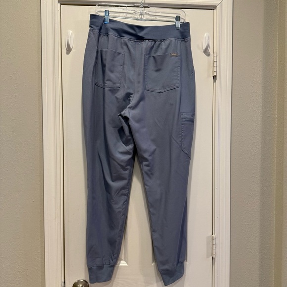FIGS Technical Collection Zamora Jogger Vapor Blue Women's Scrubs Pants Large - Picture 2 of 11